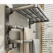 Modern Gunmetal Gray Space Aluminum Triple Fold Towel Rack
