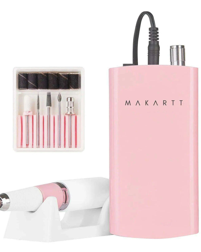 Rechargeable High-Speed Nail Drill Kit with 6 Versatile Grinding Attachments