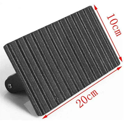 Grill Master Cast Iron Steak Press with Ergonomic Wooden Handle - Essential BBQ Tool for Perfectly Grilled Steaks