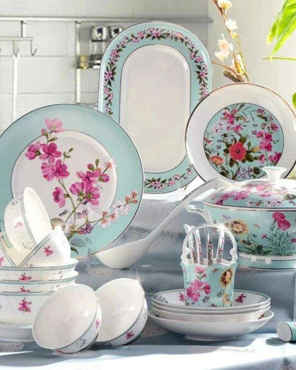 Exquisite Chinese Bone China Dinnerware Set for an Elevated Dining Experience