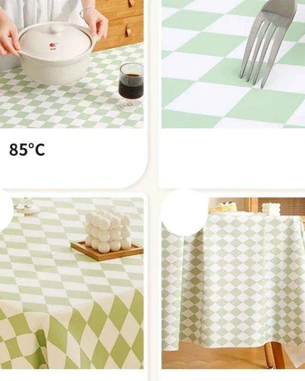Stylish Heat-Resistant PVC Table Protector with Superior Insulation Technology