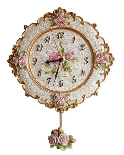 Elegant Minimalist Resin Wall Clock - Enhance Your Home with European Style