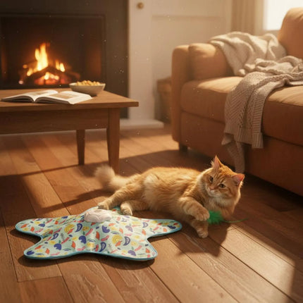 Hide and Seek Feline Toy Interactive Feline Hunting Toy Mental Stimulation Indoor Exercise for Cats hide-and-seek-feline-toy-interactive-feline-hunting-toy-mental-stimulation-indoor-exercise-for-cats
