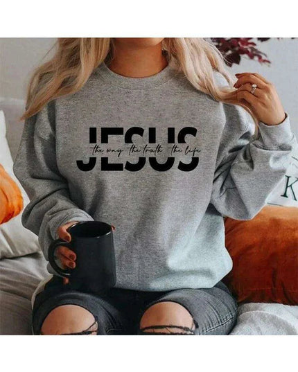 Faithful Journey Christian Hoodie - Stylish Jesus Sweatshirt for Women