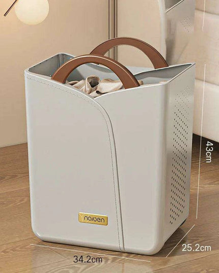 Elegant Space-Saving Laundry Basket for Convenient Organization