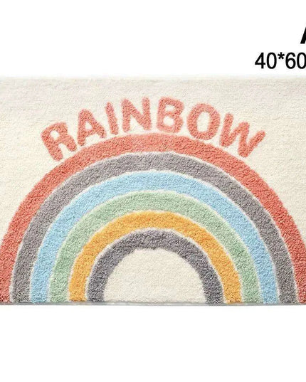Colorful Comfort Plush Bath Mat - Soft Absorbent Rug