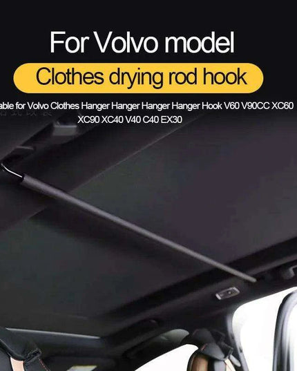 Volvo Car Wardrobe Hanger Rod for Organized Interior Storage