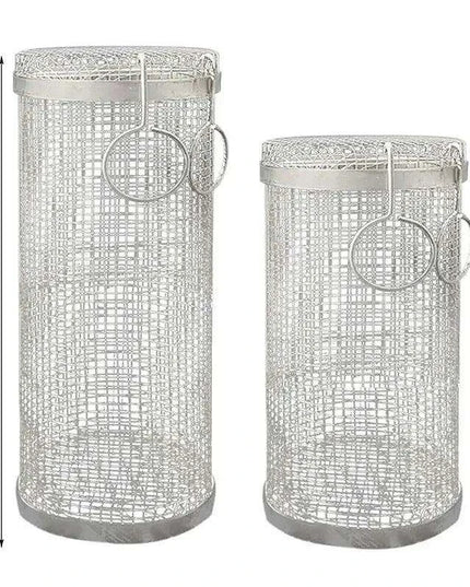 Versatile Stainless Steel BBQ Grilling Basket for Outdoor Cooking Adventures