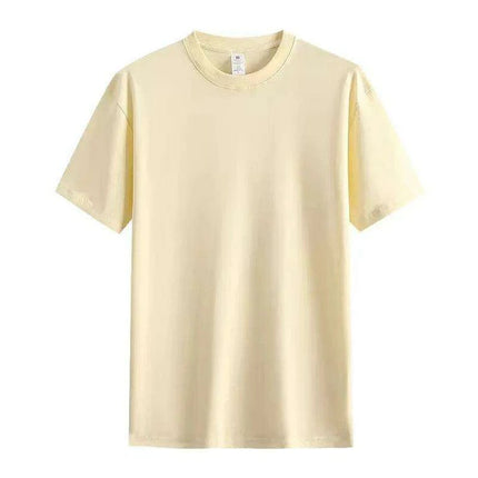 Couples' Premium Heavyweight Cotton Tee - Unisex Summer Short Sleeve Top