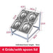 Milk Tea Shop Organizational Marvel: Multi-Grid Portion Basin Rack for Streamlined Efficiency