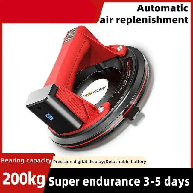 Industrial-Grade Electric Vacuum Suction Cup with 4000mAh Battery and 200kg Load Capacity