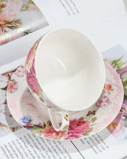 Elegant Floral Porcelain Tea Set for the Sophisticated Tea Connoisseur