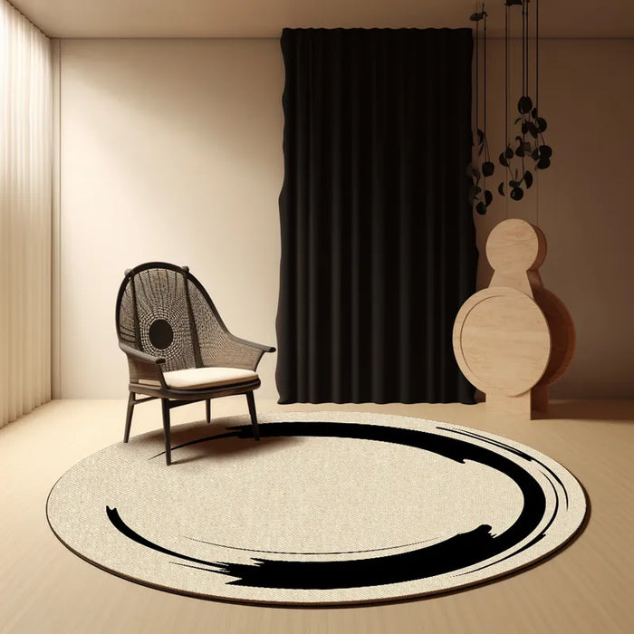 Cozy Abstract Art Carpet for Spacious Living Areas and Bedrooms