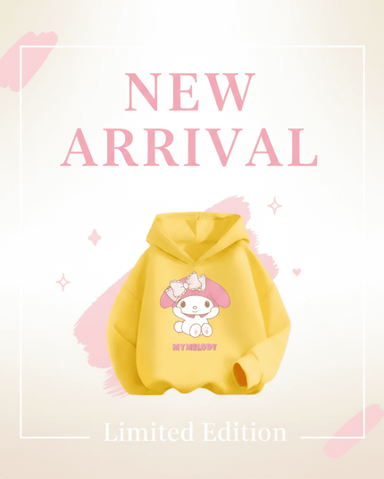 My Melody Graffiti Hoodie Outfit for Girls - Adorable Spring/Fall Sweatshirt Set