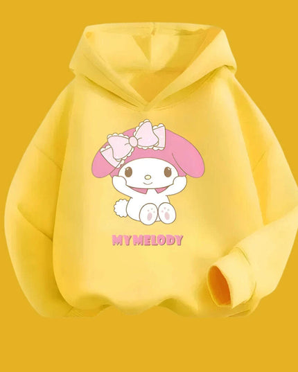 My Melody Graffiti Hoodie Outfit for Girls - Adorable Spring/Fall Sweatshirt Set