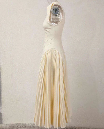 Stylish Asymmetric Halter Neck Evening Dress for Women