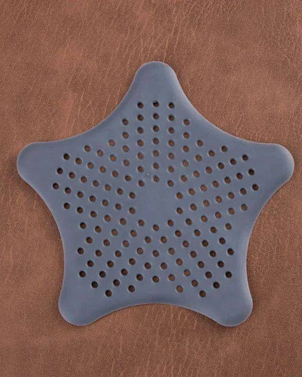Starfish-Shaped Silicone Drain Protector - Versatile Hair Catcher for Kitchen and Bathroom Sinks