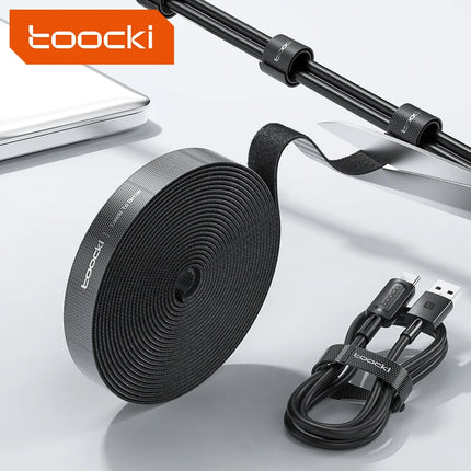 Toocki Cable Organizer - USB Wire Winder & Cord Ties