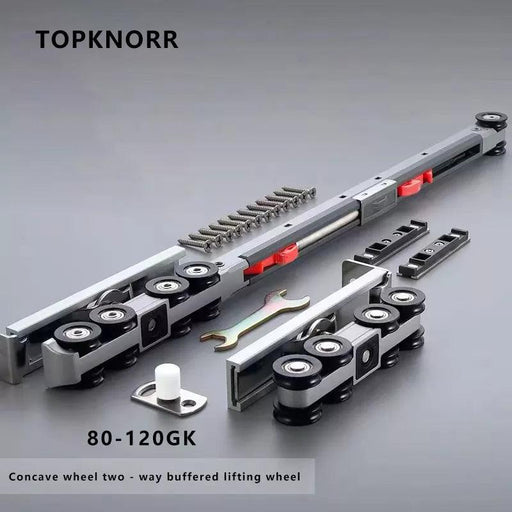 Tranquil Motion Black Elegance Sliding Door System Kit