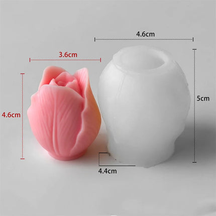 DIY Flowers Tulip Silicone Mold Handmade Scented Candle Plaster Resin Molds Homemade Cookies Chocolate Candy Baking Tool diy-flowers-tulip-silicone-mold-handmade-scented-candle-plaster-resin-molds-homemade-cookies-chocolate-candy-baking-tool