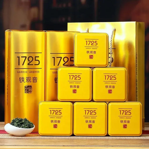 Premium Chinese Anxi Ti Kuan Yin Black Oolong Tea Set | 250g | Recyclable Vacuum-Sealed Packing