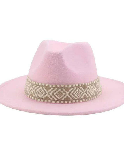 Versatile Unisex Panama Cowboy Hat - Wide Brim Fedora in Classic Camel, Black, and White Felt Options