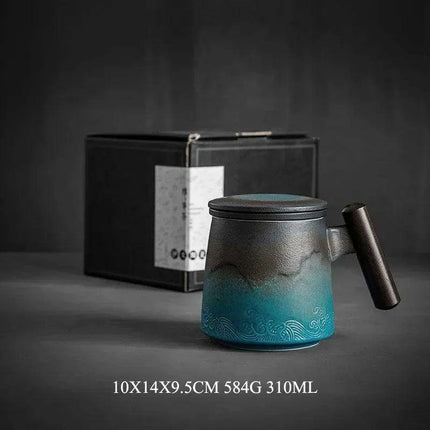 Chic Gradient Travel Tea Set - Perfect for Outdoor Enthusiasts