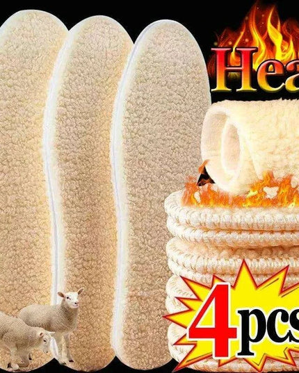 Cozy Natural Lamb Wool Insoles for Ultimate Warmth and Comfort