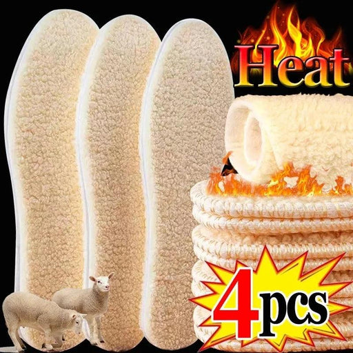 Cozy Natural Lamb Wool Insoles for Ultimate Warmth and Comfort