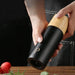 7-Inch Premium Salt and Pepper Grinder Set with Stylish Wood Base - Enhance Your Dining Experience