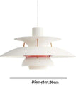 modern white Dia30cm / no light bulb