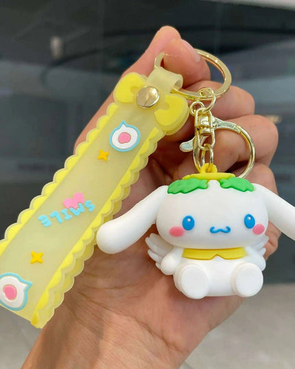 Cinnamoroll Character Keychain - Whimsical Bag and Key Charm for a Playful Touch