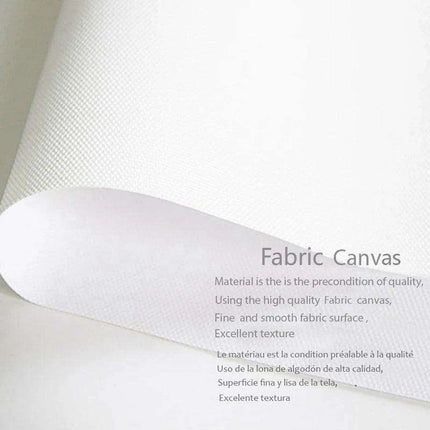 Serene Santorini Blue Coastal Watercolor Canvas Artwork - Elevate Your Space with Timeless Elegance