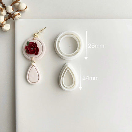 Creative Geometric Polymer Clay Cutters for Unique Earring Creations