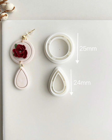 Creative Geometric Polymer Clay Cutters for Unique Earring Creations