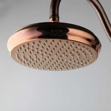 KEMAIDI Solid Brass Bathroom Shower Systerm Bathtub Mixer Rainfall Hand Shower & Spray Shower Facuet Rose Golden Shower Faucet kemaidi-solid-brass-bathroom-shower-systerm-bathtub-mixer-rainfall-hand-shower-spray-shower-facuet-rose-golden-shower-faucet