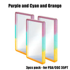 3 pcs Purple/Cyan/Orange