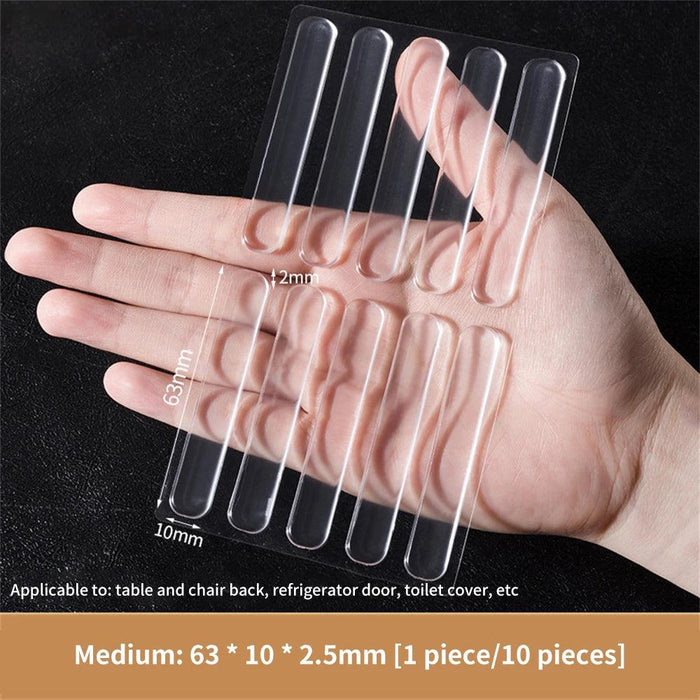 QuietGuard Soundproof Silicone Door Strip - Self-Adhesive Protector for a Peaceful Home