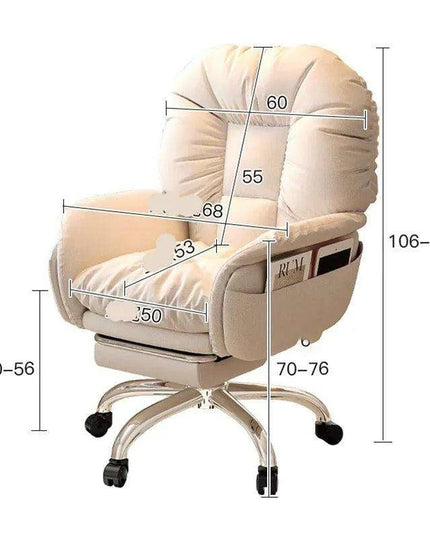 Plush Swivel Recliner Gaming Chair: Luxury Comfort and Style