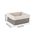 Stylish Woven Storage Basket – Versatile Organizer for Toys, Snacks, and Clothing with Convenient Handles