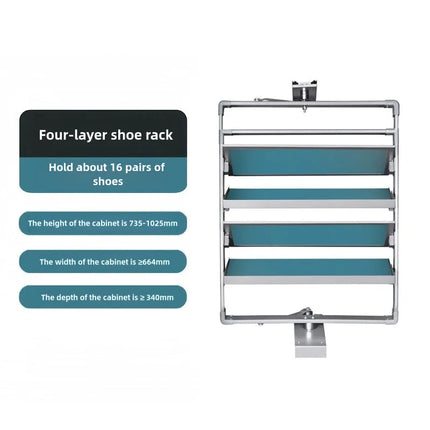 360° Rotating Shoe Rack — 4, 5 & 6 Tier | Très Elite