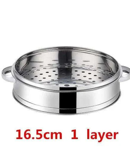 Bamboo Steamer Pot Combo with Stainless Steel Accessories for Ultimate Steaming