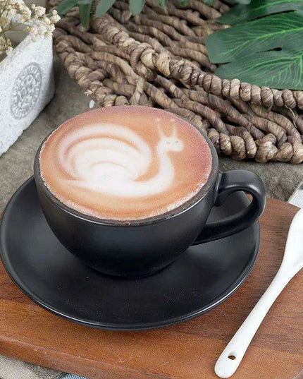 Realistic Decorative Cappuccino Cup for Elegant Home and Event Displays
