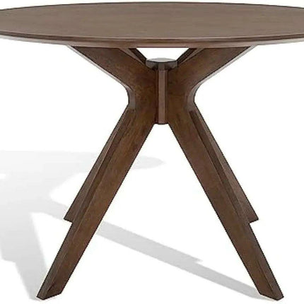 Chic Walnut Round Dining Table from SAFAVIEH Home Couture Collection