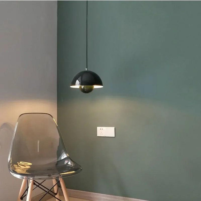 Nordic Inspired Iron Pendant Lamp: Elegant Lighting for Contemporary Spaces
