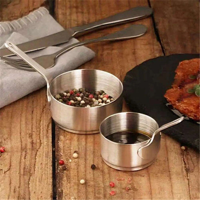 Elegant Stainless Steel Saucepan Collection with Handle - Essential Cooking Set