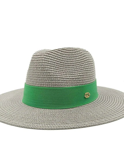 Chic Macaron White Straw Hat for Summer Travel - Essential Sun Protection for Beach Days 2023