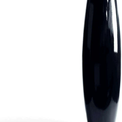 Elegant Black Resin Oversized Floor Vase for Stunning Home Decor