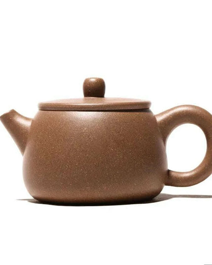 Custom Handmade 100ml Yixing Purple Clay Teapot by Artisan Pan Ruiling - Elegant Zisha Tea Infuser Set