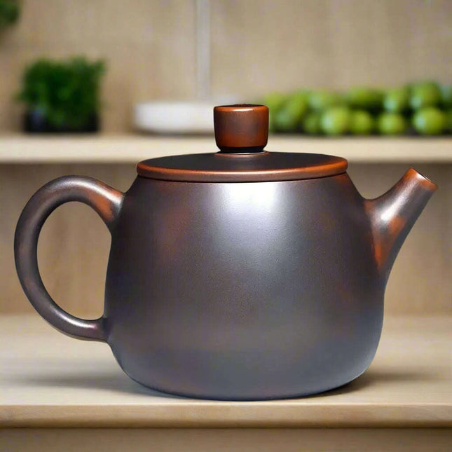 Elegant 220ml Nixing Zisha Purple Clay Teapot Set - A Must-Have for Tea Aficionados